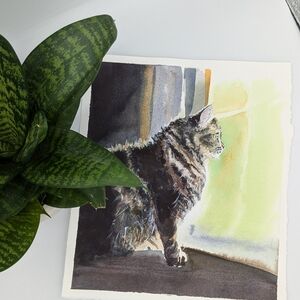 Feline Art Print - Ode To Chester